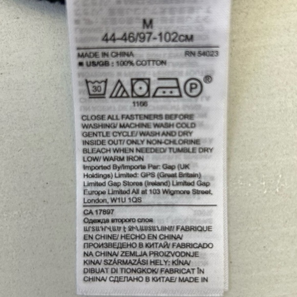 Banana Republic Men's Black Cardigan Cotton Sweater Jacket Size Medium NEW - Picture 11 of 14